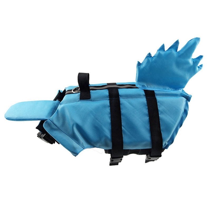 Dog Life Vest Summer Shark Pet Life Jacket Dog Clothes Dogs Swimwear Pets Swimming Suit New