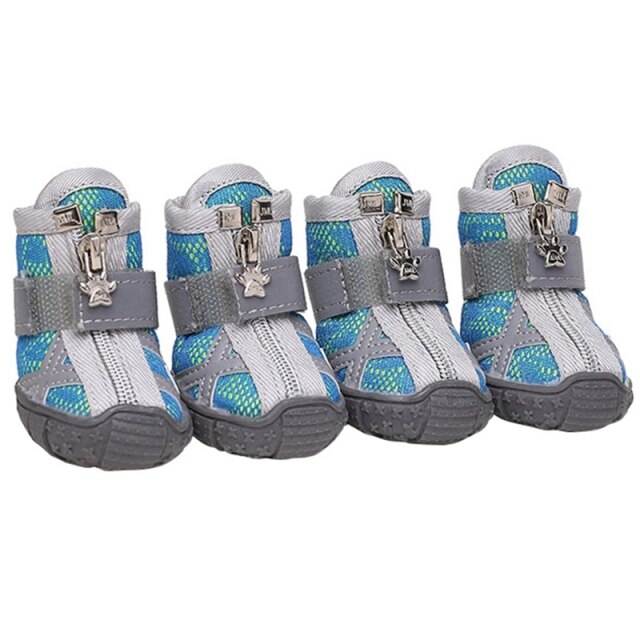 4pcs Waterproof Winter Pet Dog Shoes Anti-slip Rain Snow Boots Footwear Thick Warm For Small Cats Dogs Puppy Dog Socks Booties